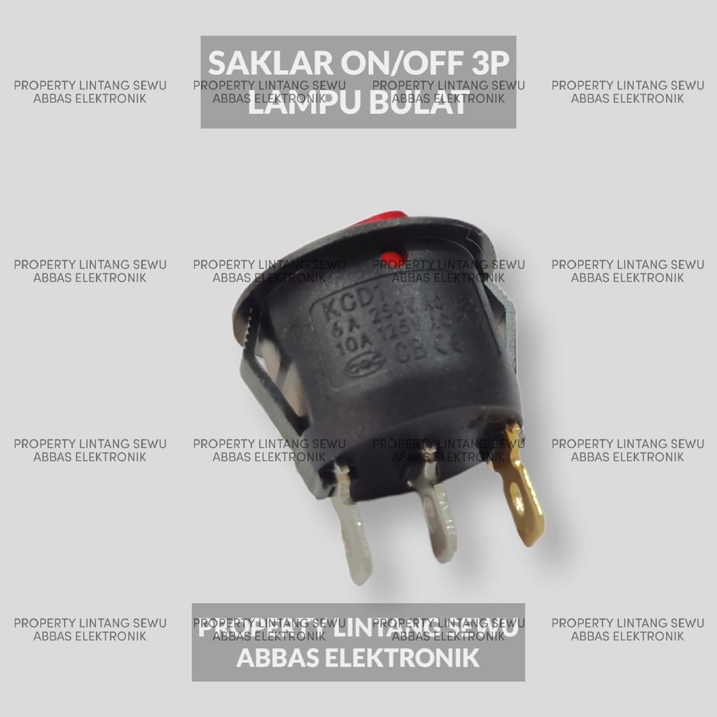 SAKLAR SWITCH ON-OFF LAMPU BULAT AC 220V ON OFF BULAT LAMPU