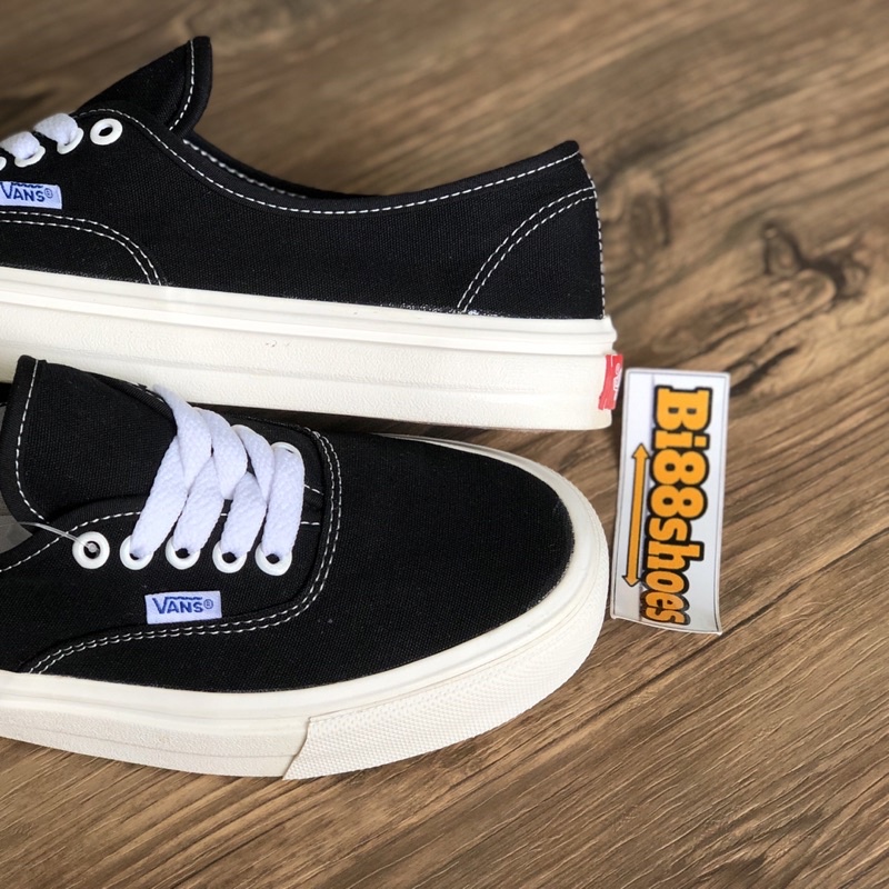 ( PROMO BAYAR DI TEMPAT ) Sepatu vans autentic og black white sneakers pria wanita