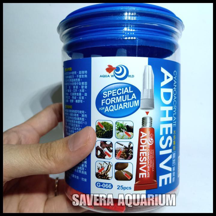 

1 Botol Lem Adhesive 5 Gr / Isi 25 / Lem Tanaman Aquascape / Aquaworld