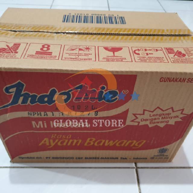 Mie instan indomie rasa ayam bawang / kuah dus