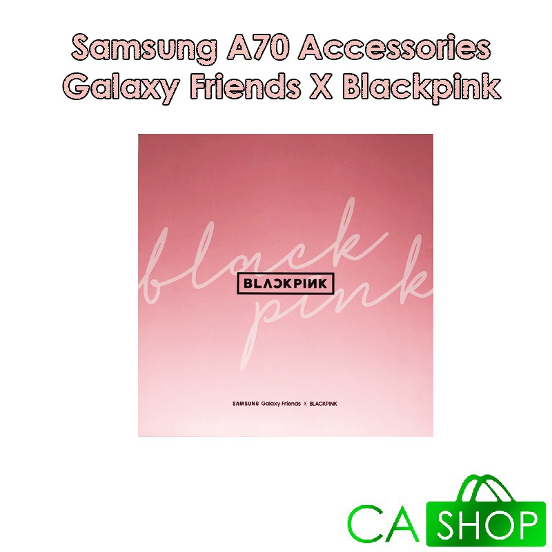 Samsung A70 Box - Galaxy Friends X Blackpink Case & Charger - Original