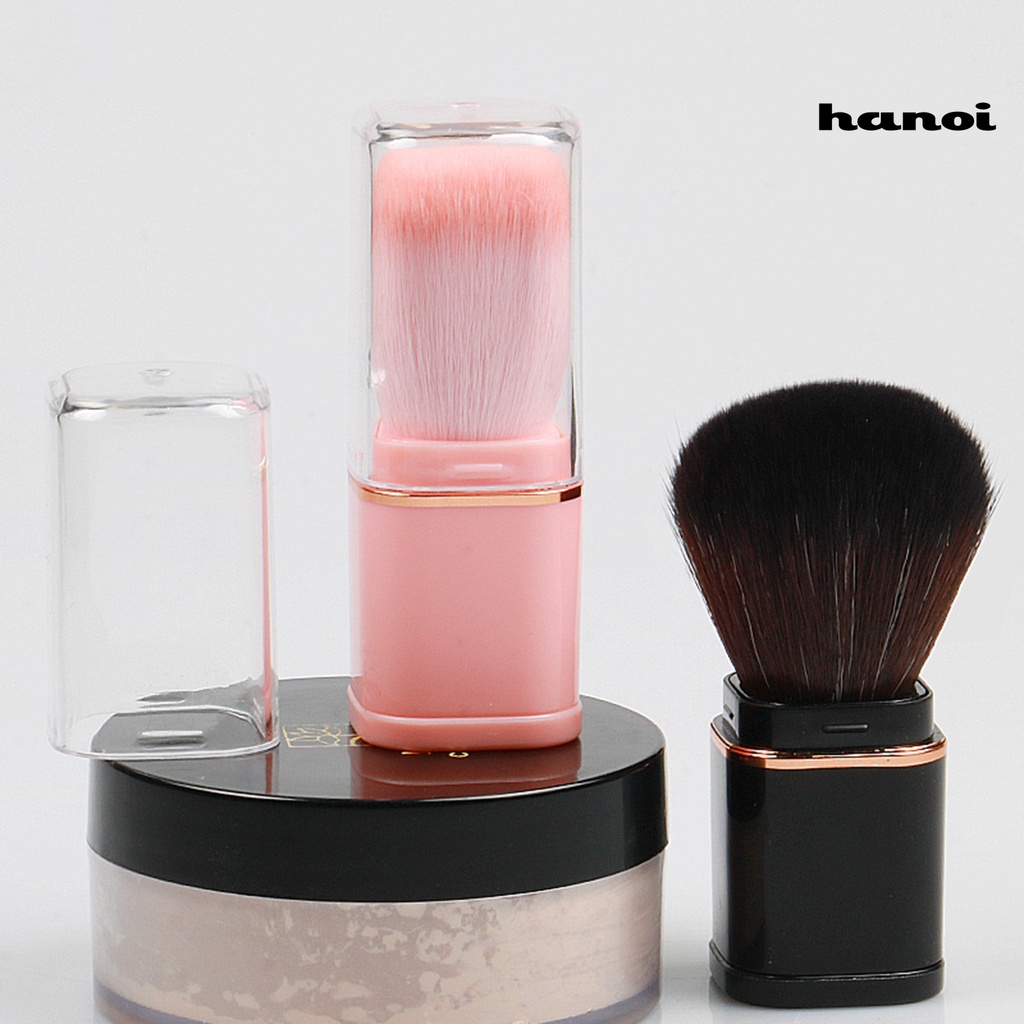 Han / Beauty Brush / Kuas Bedak Tabur Single-end Adjustable Teleskopik Untuk Makeup / Kosmetik Wanita