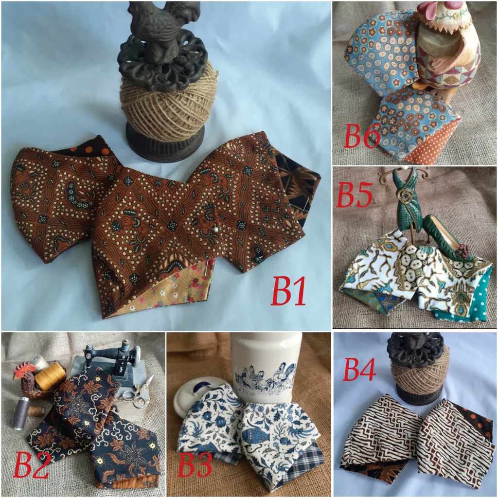 Masker Kain Batik | Buff | Masker  Lucu | Masker | Fashion | Kekinian