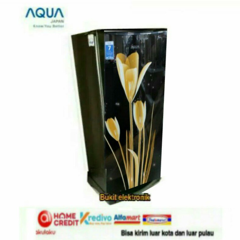 KULKAS SANYO AQUA AQR-D190 AQRD190 AQRD 190 LK LB 162LITER 80WATT