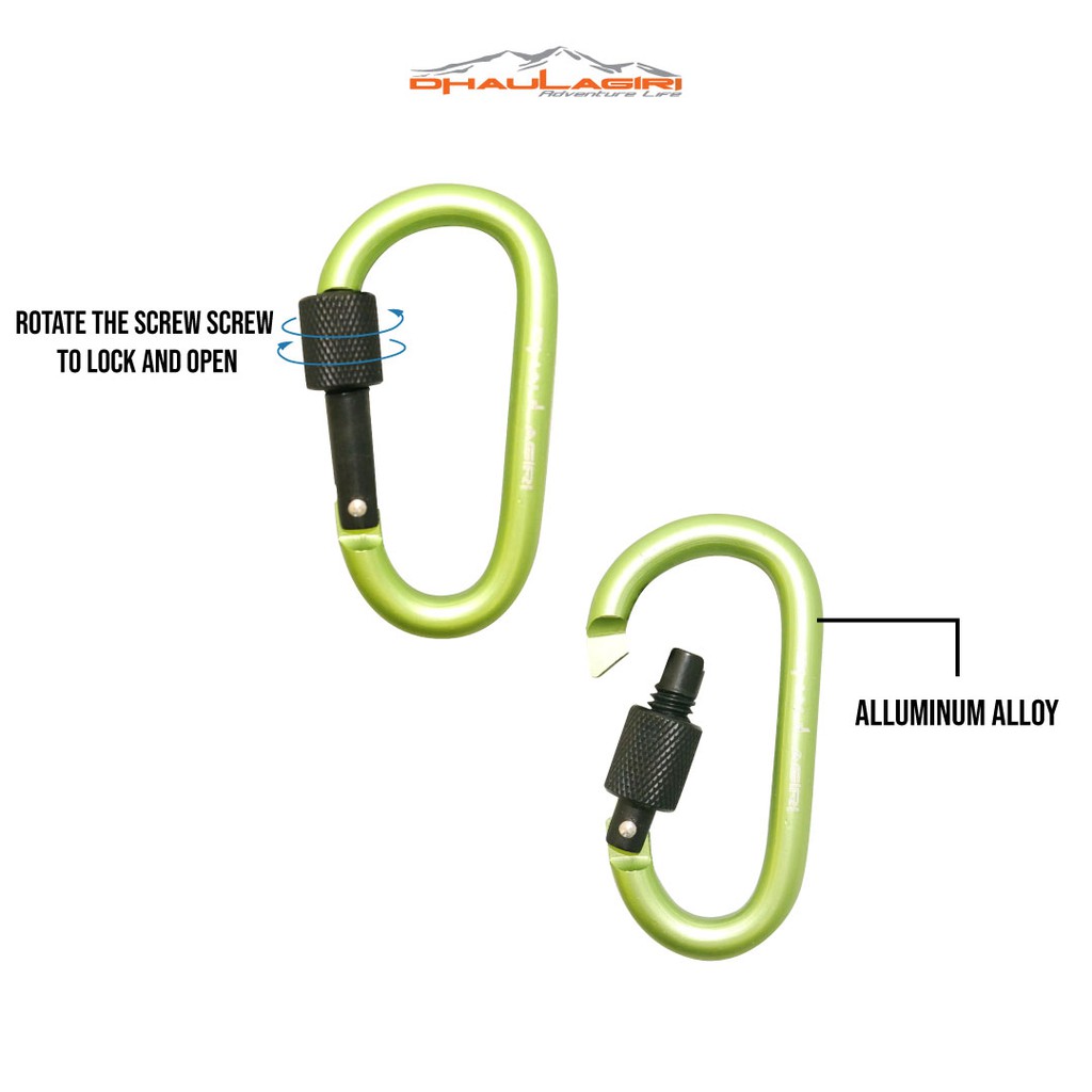 Carabiner DH-01 Dhaulagiri Gantungan Kunci Aksesoris Camping Outdoor