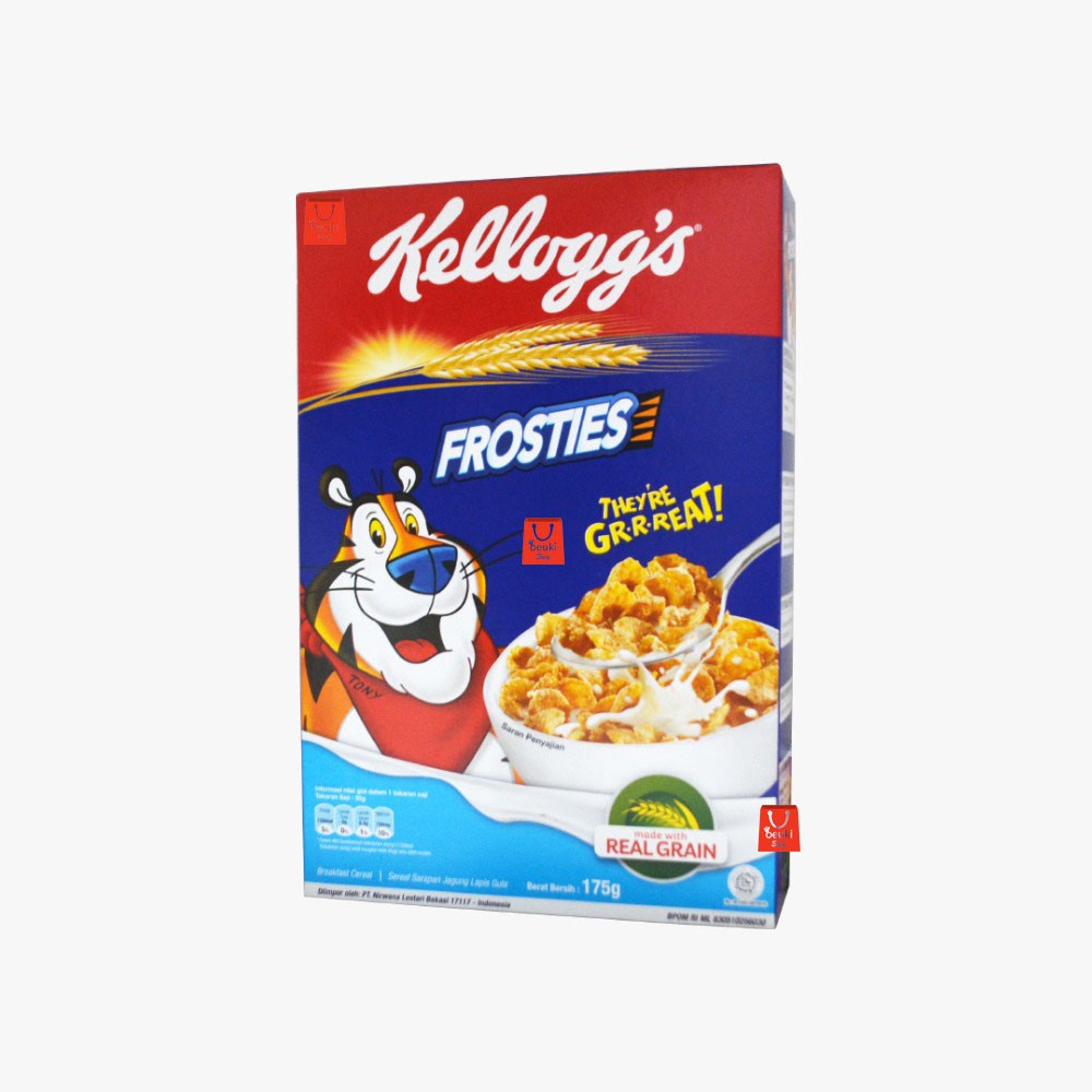 

Kellogg's Frosties Sereal Corn Flakes Dengan Lapisan Gula Sarapan Instan Kemasan Box - 175gr