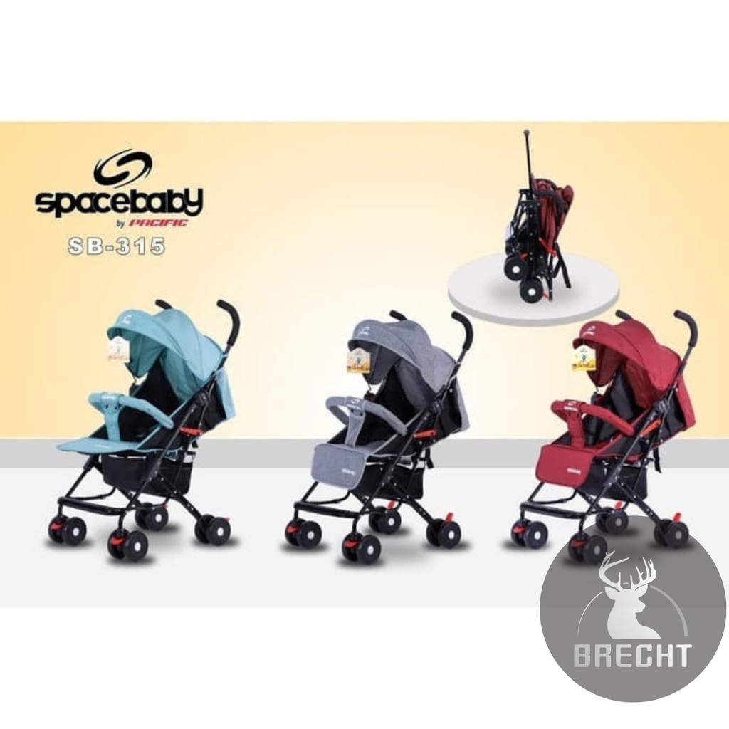 Kereta Dorong Bayi Baby Stroller Spacebaby SB-315