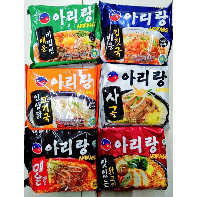 

Mie Korea Arirang Noodle Halal