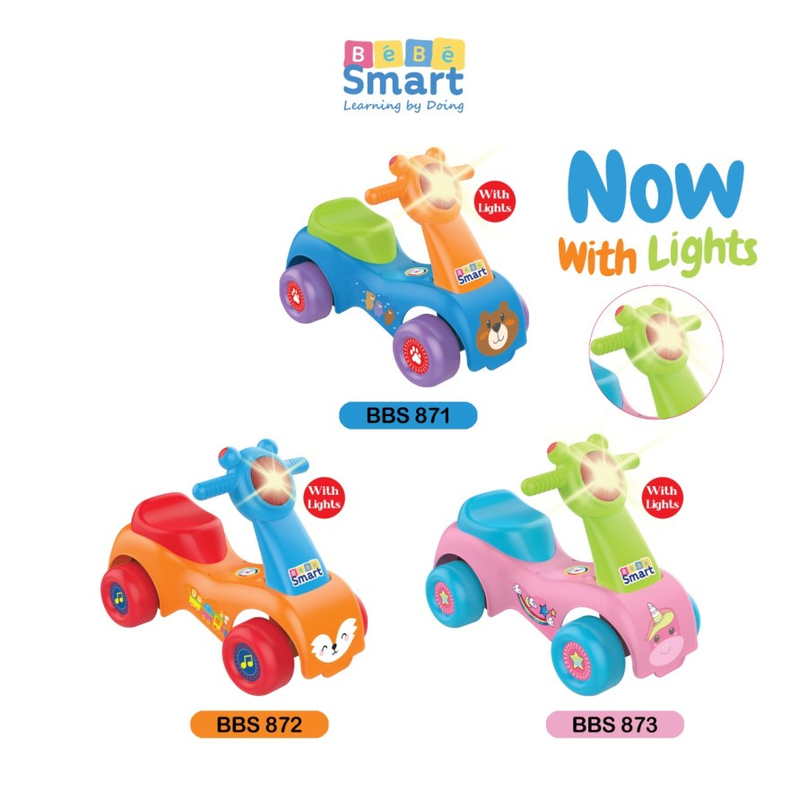 Makassar - Bebe Smart Fun Rider Pakai Lampu ( NEW ) - Ms Rosy Rider