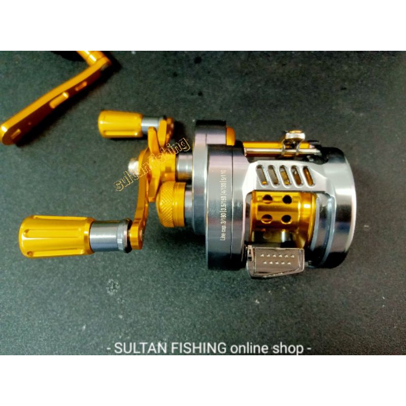 Reel BC OH Maguro COLT MONO BLOCK 201 Handel Kiri | Bait Casting | Over Head