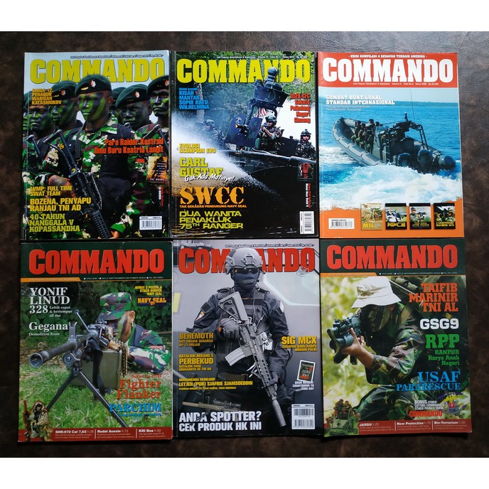 Majalah Commando JUAL SATUAN