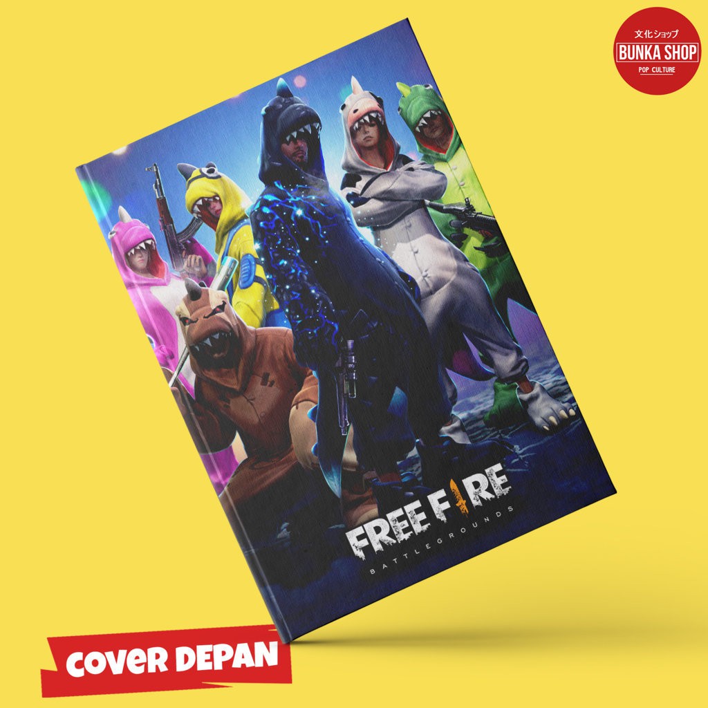 

Note Book Game Free Fire Baby Dino Skin Hardcover A5 Jurnal Agenda Planner