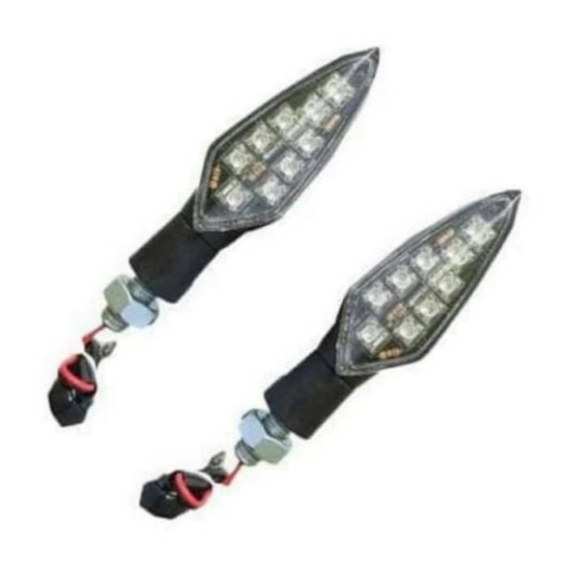 Lampu Sein LED Kyomoto003 Universal Buat Cb150r/Verza/Vixion/Bison/Megapro/Aerox/Vario150/Xabre/Mt15