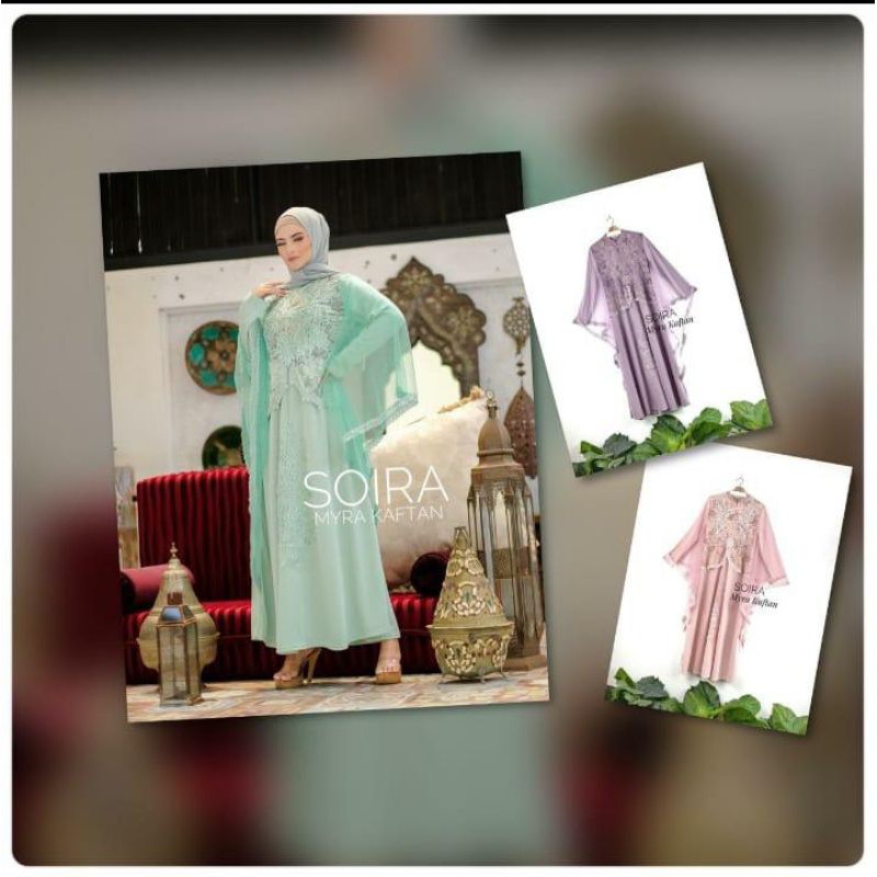GAMIS KAFTAN SOIRA -GAMIS BRUKAT MYRA KAFTAN SOIRA