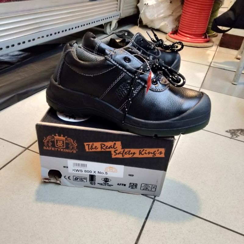 SEPATU SAFETY KINGS 800X / Sepatu Pria Kulit asli/ Sepatu Kerja Safety king Original