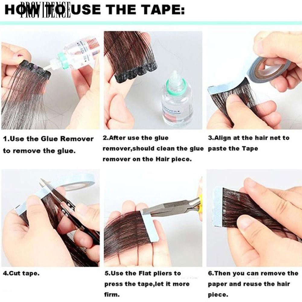 [Bayar Di Tempat] 3m/Roll Isolasi Double Tape Perekat Wig Hair Extension Tanpa-Jejak