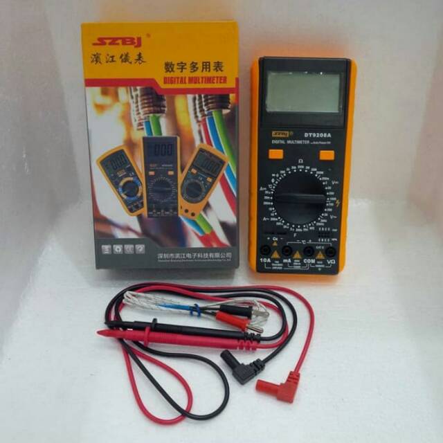 MULTITESTER DIGITAL SZBJ 9208A Multimeter ORIGINAL 70781