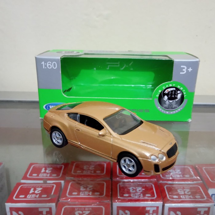Diecast Bentley continental super sport miniatur mobil Welly 60 murah