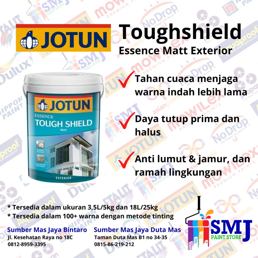 Jual Cat Exterior Jotun Essence Toughshield Warna Tinting Kemasan 18 Liter Shopee Indonesia 5881