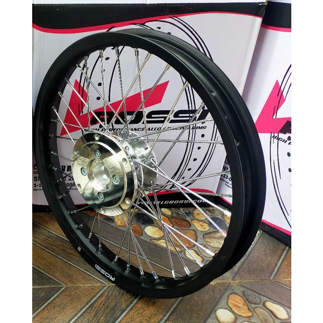 VELG DEPAN ROSSI UKURAN 250 RING 17 TROMOL DEPAN MEGAPRO PRIMUS MEGAPRO MONO CB150R OLD VERZA FREE R