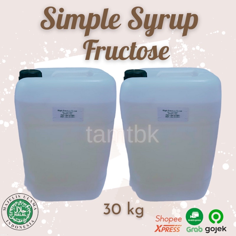 

[Tamtbk] Fruktosa / Fructose Syrup / Gula Cair / Simple Syrup Jerigen 30kg