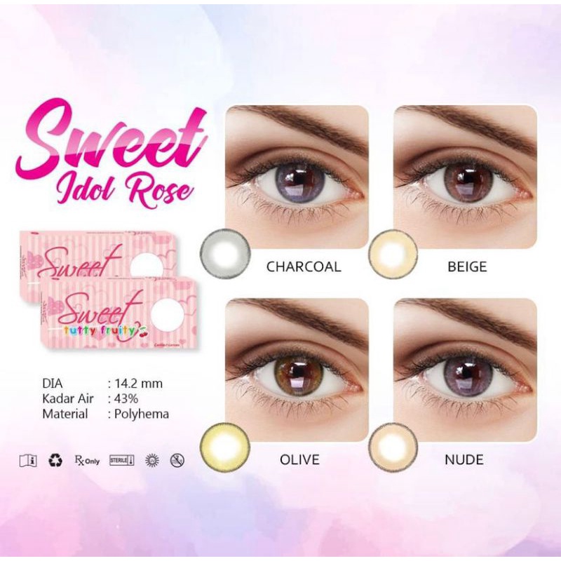 SOFTLENS IDOL ROZE BY SWEET NORMAL ONLY