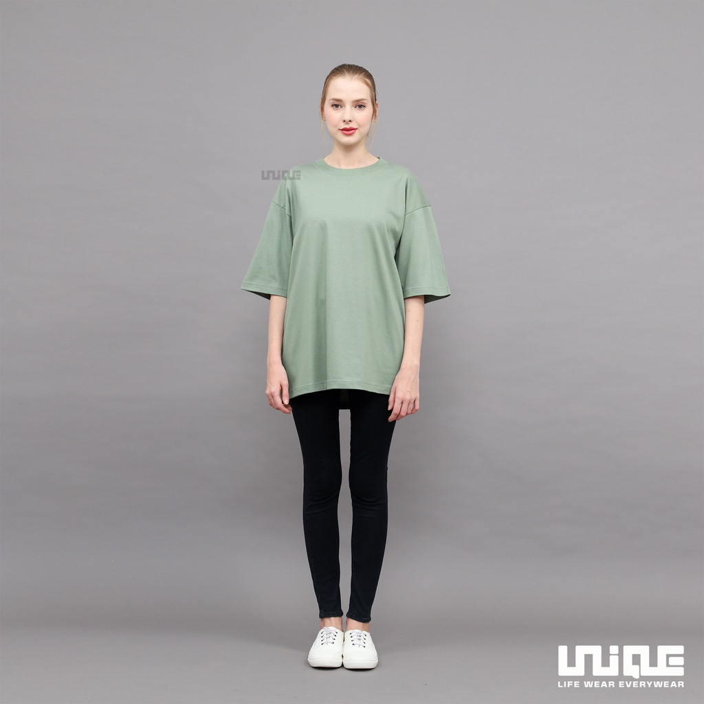 UNIQUE - (Basic Series) Kaos Polos Oversize Basic Matcha