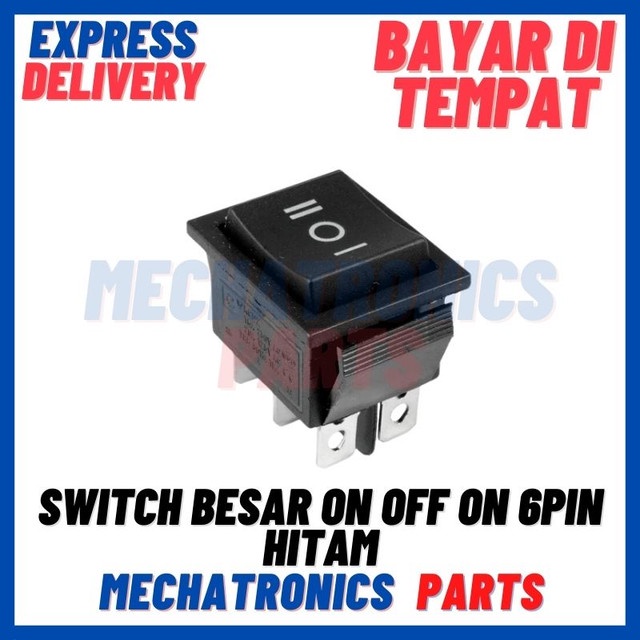 [SWI-9108] SWITCH BESAR ON OFF ON 6PIN HITAM