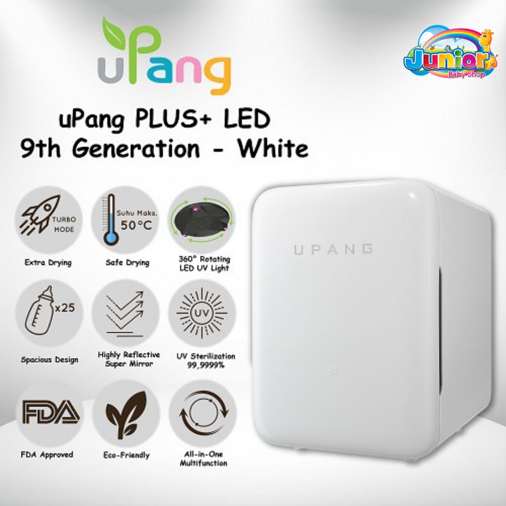 Upang Plus+LED 9th Generation Sterilizer Waterless – Alat UV Steril Botol Box Steril