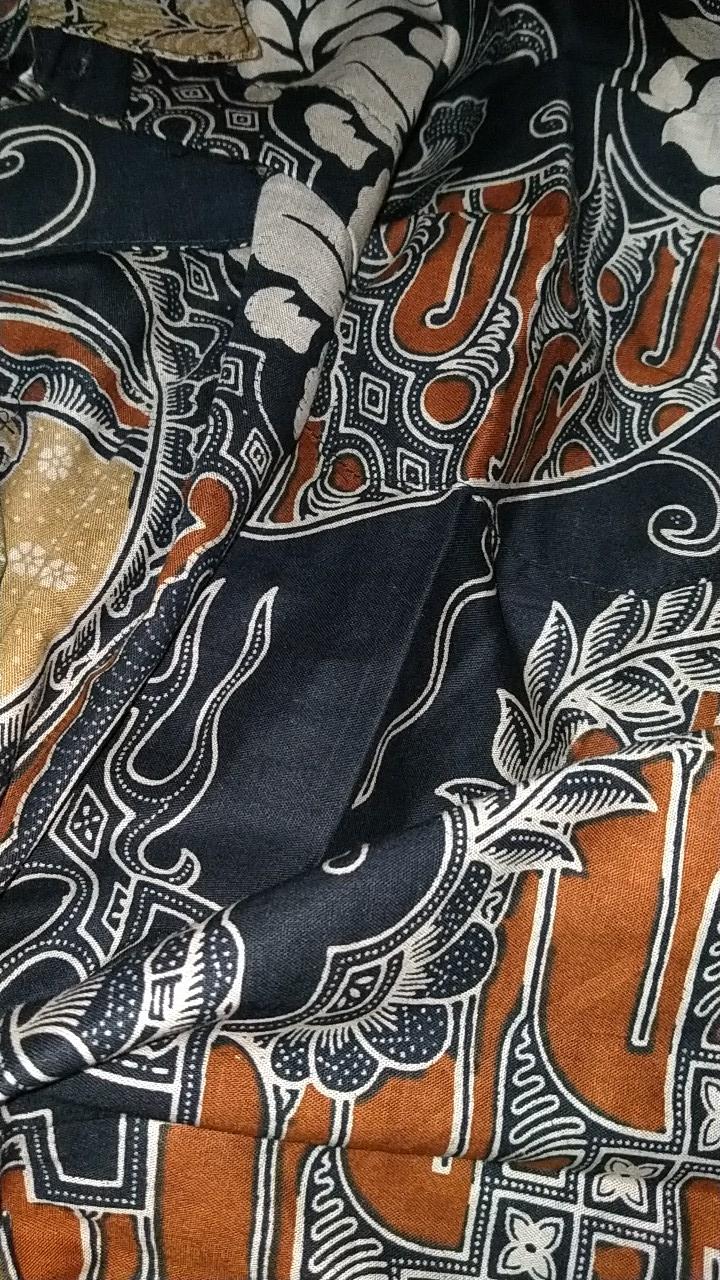 Kemeja Batik Jumbo Pria Lengan Panjang M L Xl Xxl Atasan Kemeja Batik Kondangan Pria Lengan Panjang