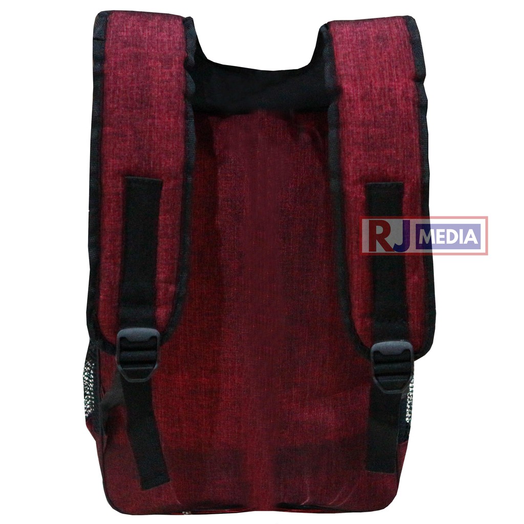 [ Bisa COD ] Ransel Laptop In Kerja Pria Polo Alfito Biru Motif Tebal Merah Stylish Tas Ransel Sekolah SD SMP SMA Kulaih Kerja Terbaru Kualitas Terbaik