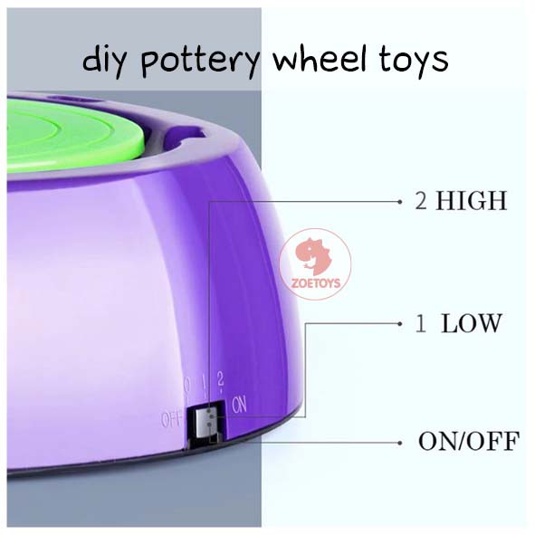 Zoetoys DIY Pottery Wheel Toys | Kerajinan Tangan Tanah Liat Clay | Mainan Edukasi Anak | Cari Kado Natal