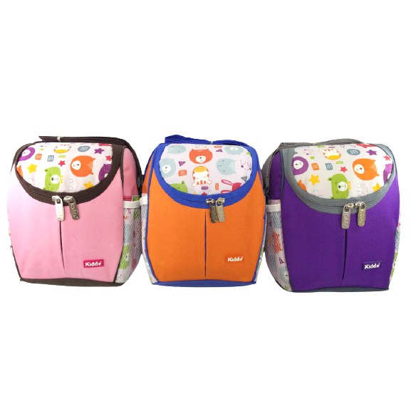 KIDDY TAS Bayi Thermal COOLER BAG Penjaga Suhu Asi Lunch Bag Termal l Tanpa Box Dan Dengan Box