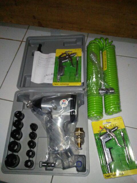 Selang Recoil Selang Angin Kompresor Hijau 12 M Nankai