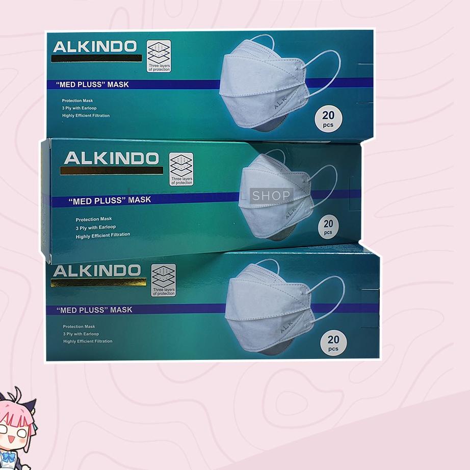 Stok terbaru RICISE - Masker KF94 Korea Face Mask Alkindo EVO 3D Protective Mask 4 Ply Isi 20 Pcs  -