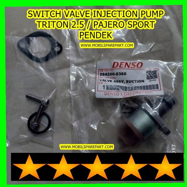 SWITCH INJEKSI PUMP SUCTION CONTROL VALVE KIT SCV SENSOR VALVE CONTROL TRITON 2500 PAJERO SPORT
