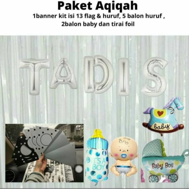 Paket dekorasi aqiqah tasyukuran anak