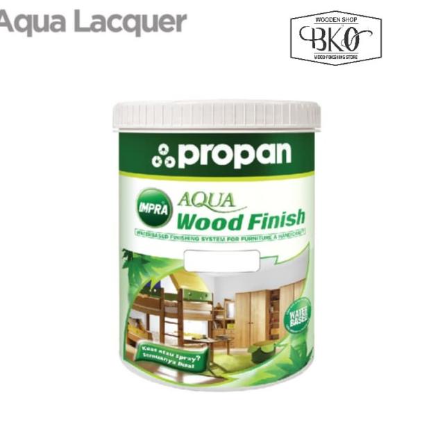 ➬ impra aqua laquer clear gloss waterbased cat propan pernis gloss ℮
