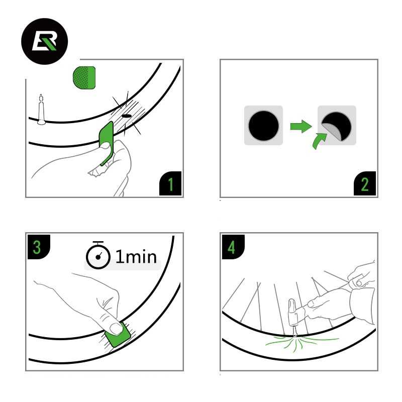 Rockbros Peralatan Portable Tambal Ban Sepeda Tire Repair Kit - Gj2001-No Color