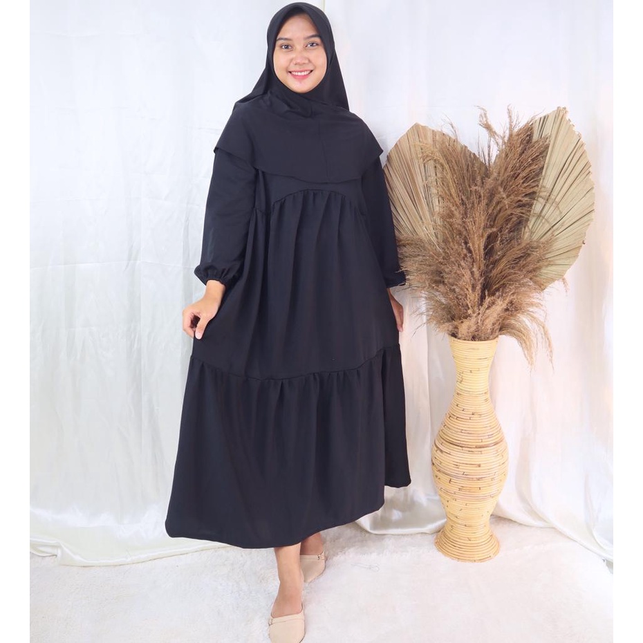 SHALY MIDI DRESS RUFFLE / MARYN MAXI DRESS / DRESS WANITA TERLARIS