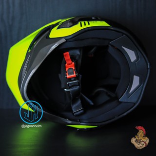 JPX HELM MX726R SOLID | BLACK DOFF YELLOW FLUO | MX726 R