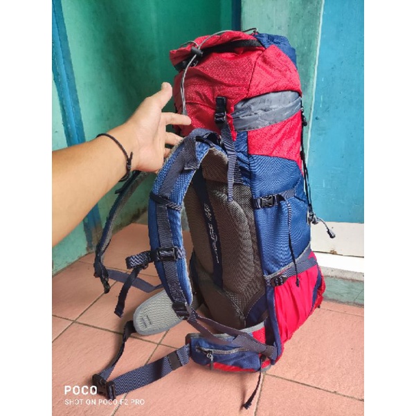 Tas Gunung H-Ride # Tas Gunung TNf 60 liter # Tas Gunung click 60 + 5 liter # Tas Ransel Hiking # Tas Ransel outdoor # Tas Gunung Carrier Busa tebel Pake prem