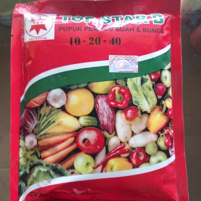 Jual Pupuk Buah Dan Bunga, TOPSTAR B, ( Anti Rontok ) | Shopee Indonesia