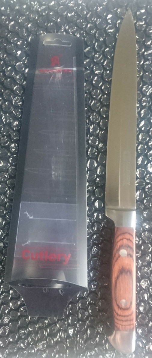 Premium Pisau Dapur 8 - Carving Knife Full Stainless Tebal 33cm