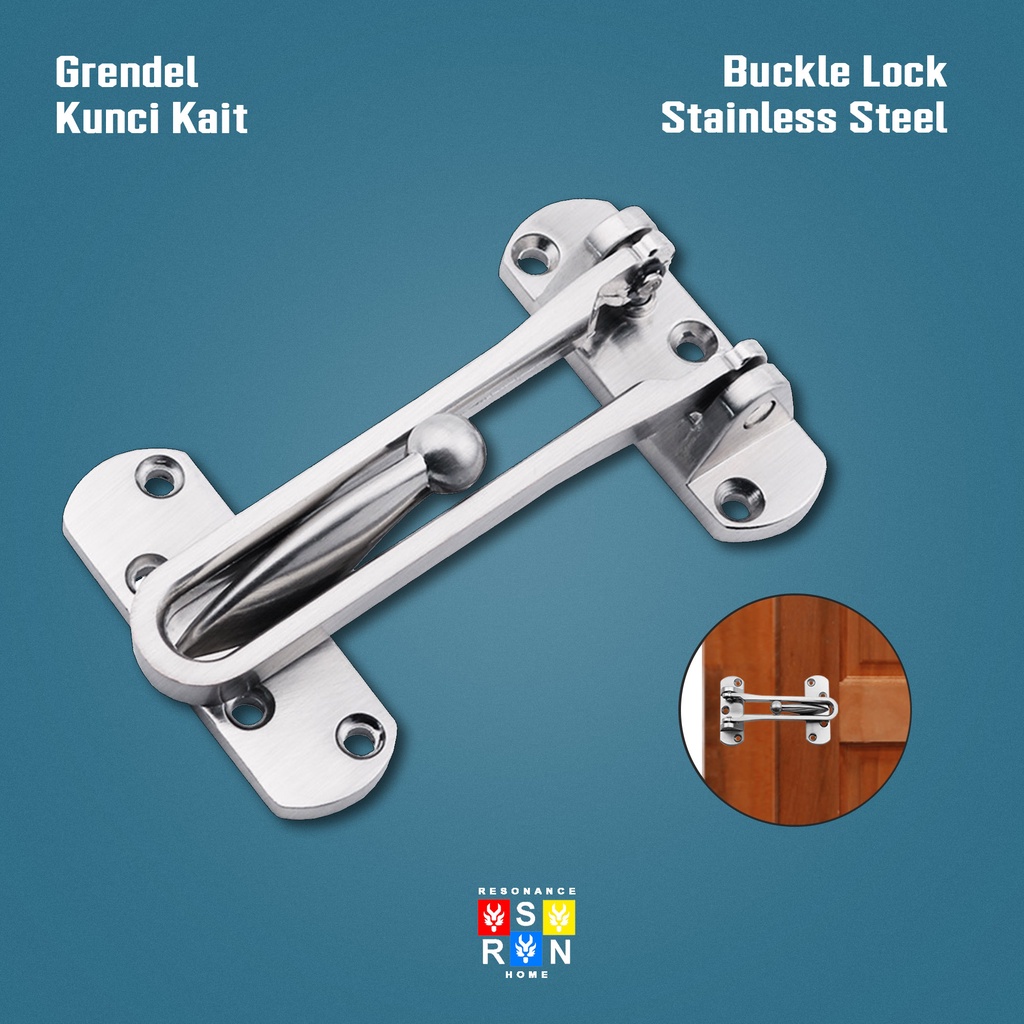 Grendel Pengait Pintu Rumah / Latching Lock Buckle /  Grendel Pintu Resonance Home