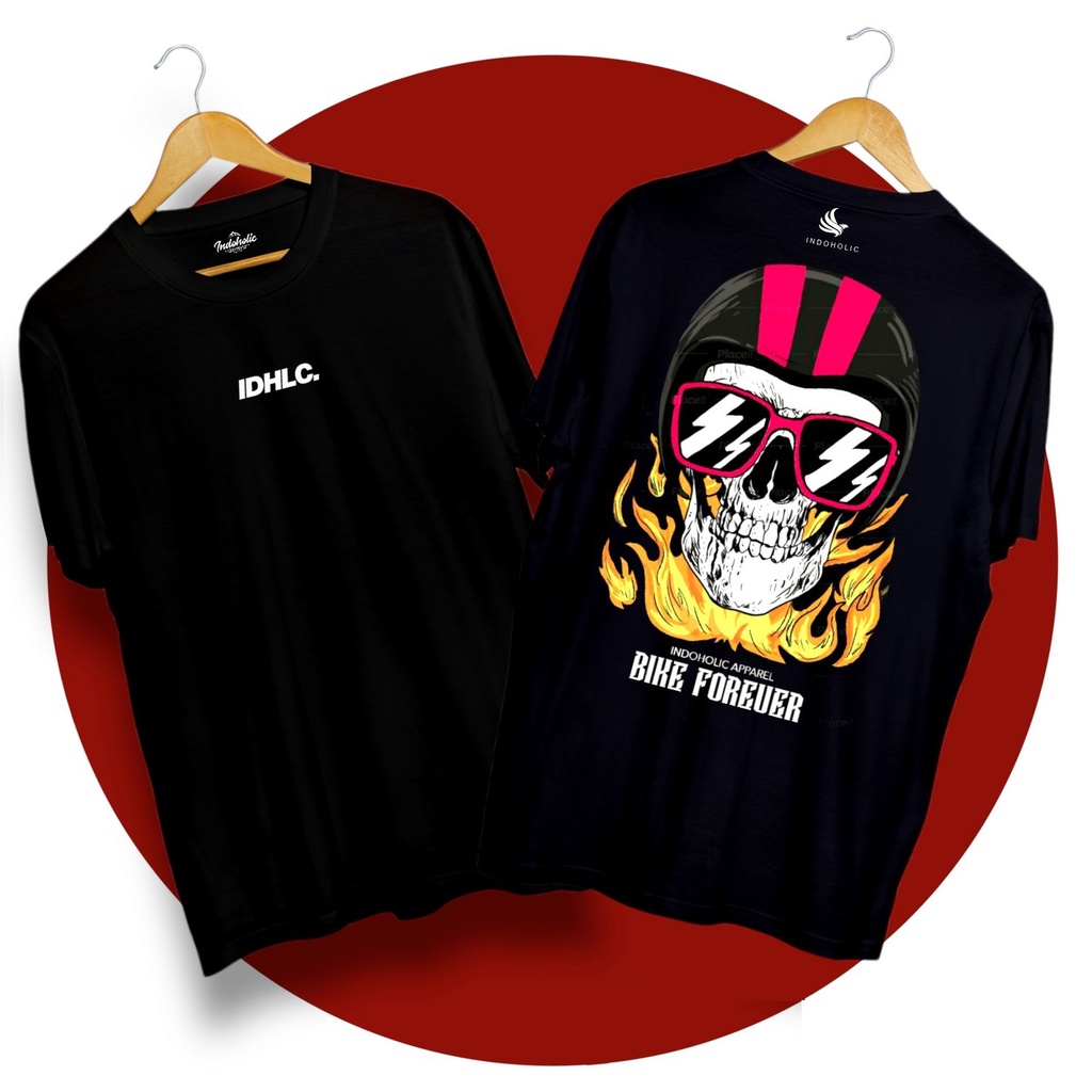 Indoholic kaos pria kaos wanita kaos distro baju kaos pria kaos oversize kaos polos H&amp;M Kaos Cewek Kaos Murah Nasa Kaos Surfing Original Skull Rider