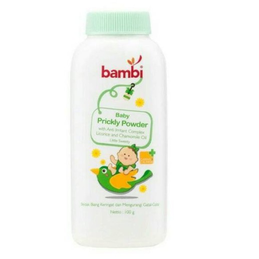 Bambi Baby Prickly Powder 100g 1272/bedak baby