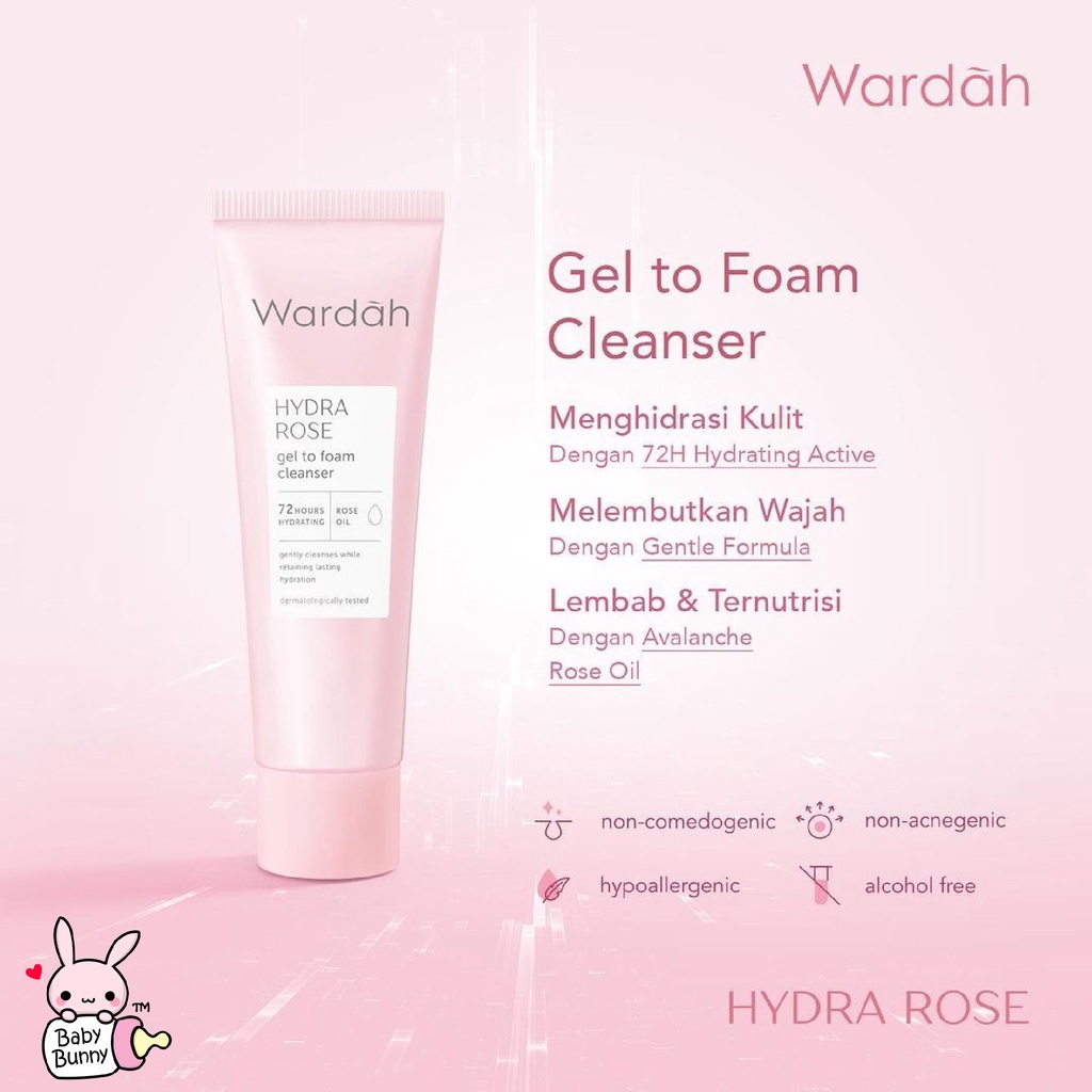 ❤ BELIA ❤ WARDAH Hydra Rose Dewy Skin Starter Kit (✔BPOM)