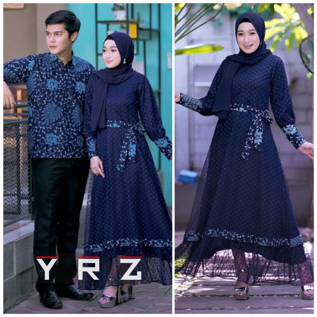 Gamis Brukat Couple Terbaru, Gamis Remaja Couple Batik Untuk Kondangan Lamaran Wisuda Lebaran Beatif