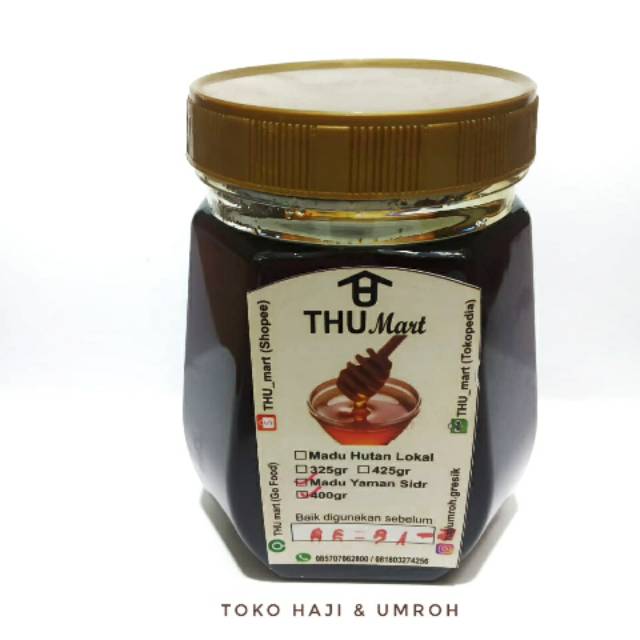 

Madu Yaman net 400gr Asli